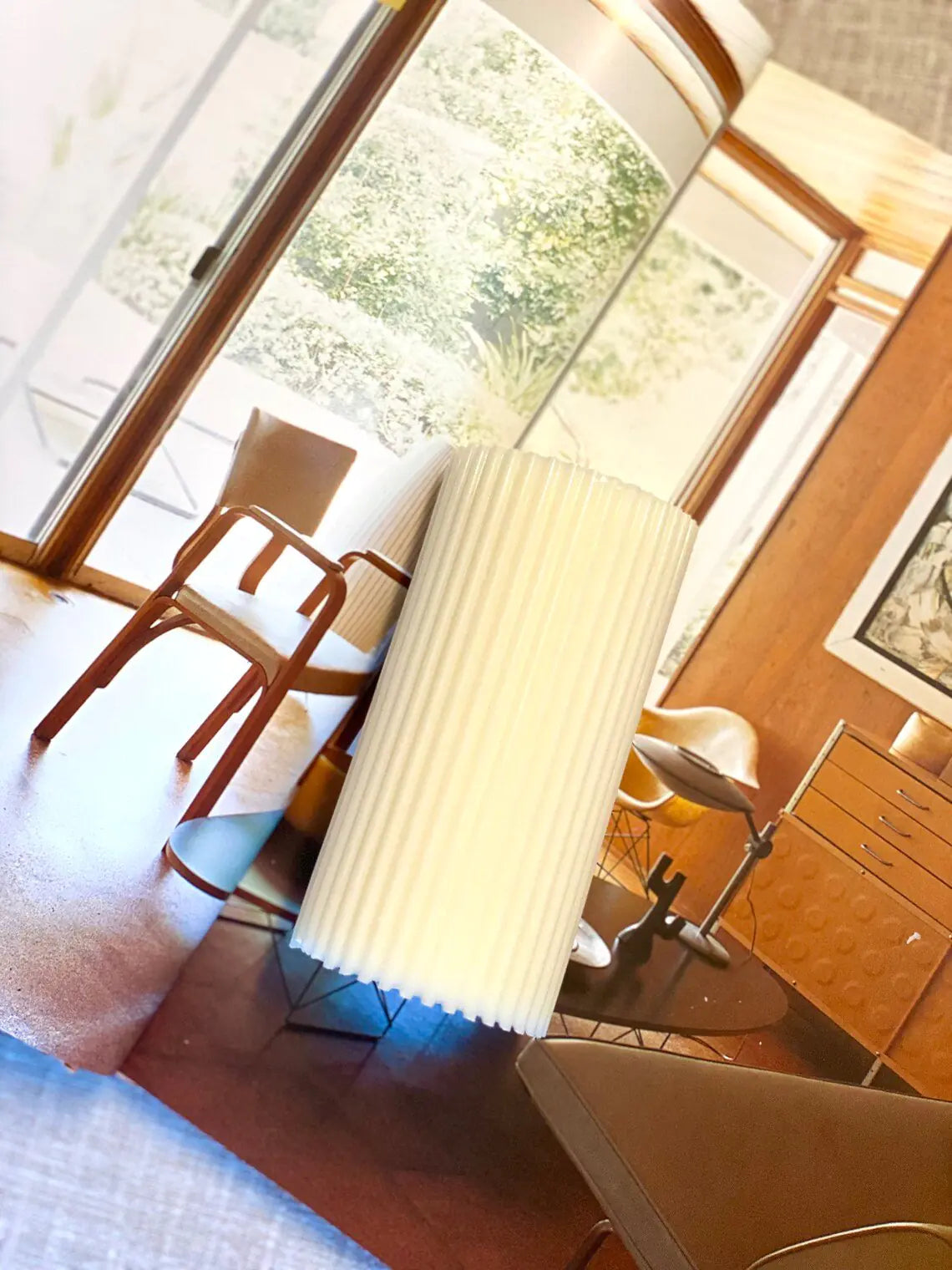 Minimalist Ribbed Pillar Candles - Eclatliving Furniture