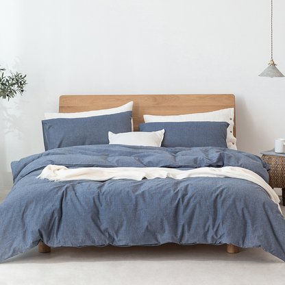 Minimalist Muji-Inspired Japanese Bedding Set - Eclatliving Furniture