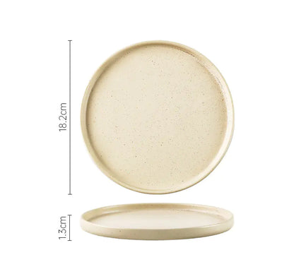 Japanese Stoneware Sesame Glaze Tableware Set