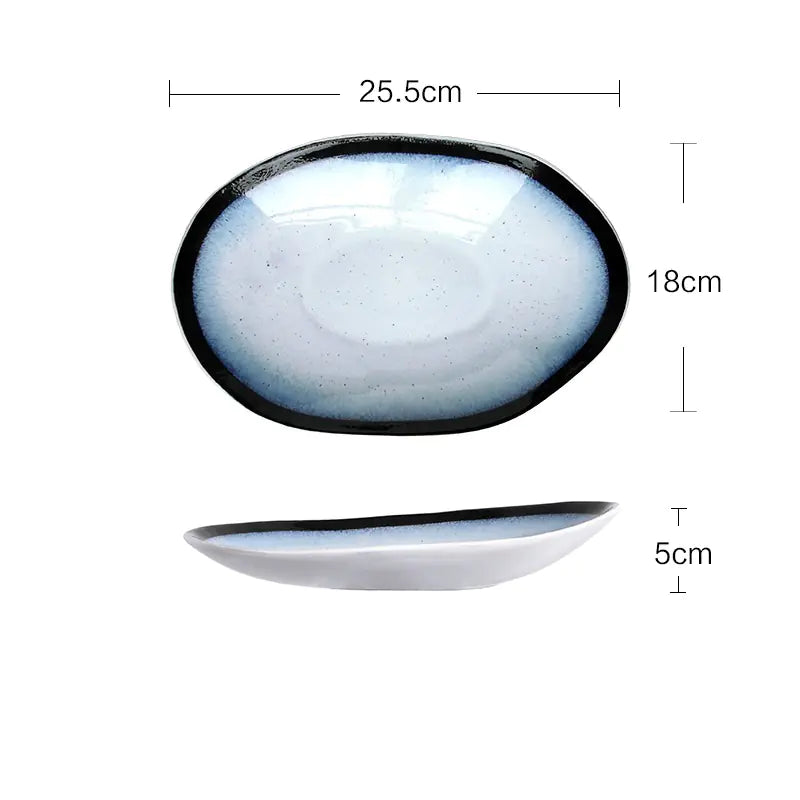 Nordic Ceramic Dinnerware Set for Home Use