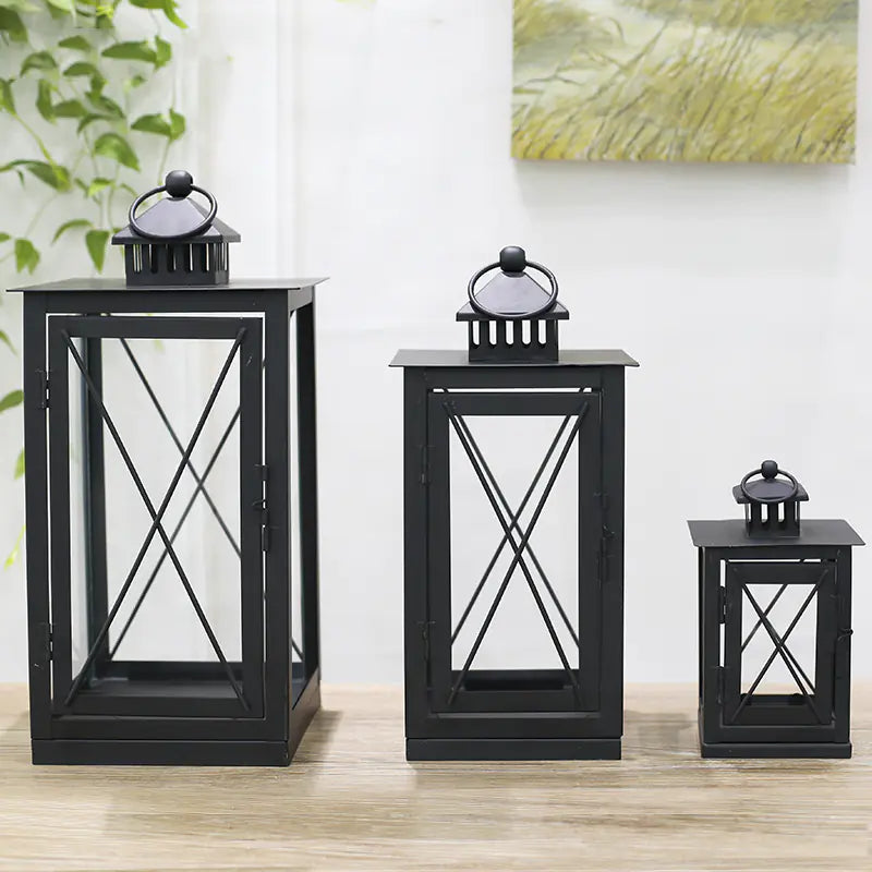 Creative European Iron Lantern Decor for Lovers