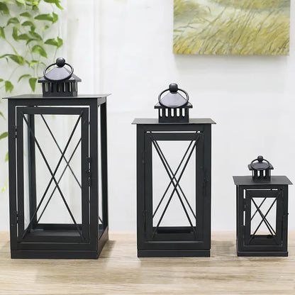 Creative European Iron Lantern Decor for Lovers